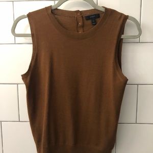 J Crew cinnamon sweater vest sz s